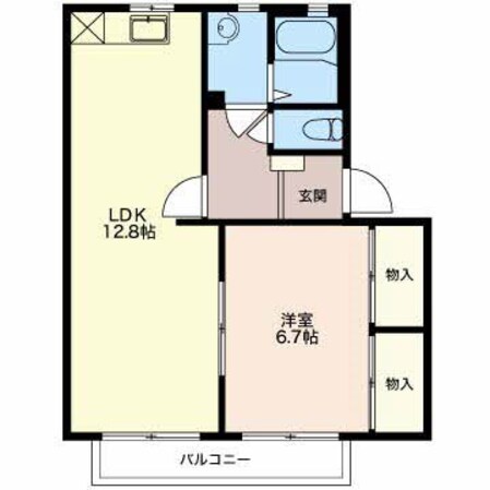 ディアスいこいの物件間取画像